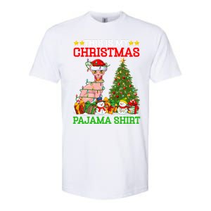 This Is My Christmas Tree Pajamas Sphynx Cat Christmas Great Gift Softstyle CVC T-Shirt