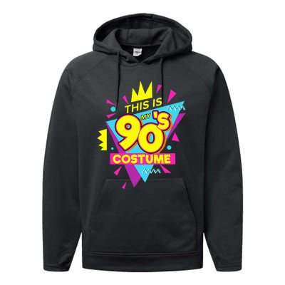 This Is My 90s Costume 90s Costume Party Performance Fleece Hoodie