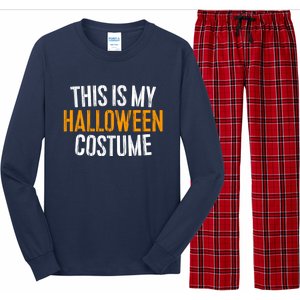 This Is My Halloween Costume Long Sleeve Pajama Set