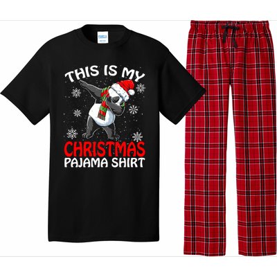 This Is My Christmas Pajama Meaningful Gift Panda Santa Gift Pajama Set