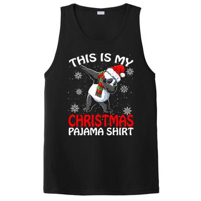 This Is My Christmas Pajama Meaningful Gift Panda Santa Gift PosiCharge Competitor Tank