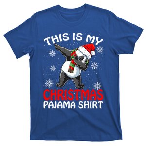 This Is My Christmas Pajama Meaningful Gift Panda Santa Gift T-Shirt