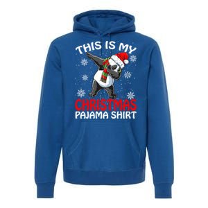 This Is My Christmas Pajama Meaningful Gift Panda Santa Gift Premium Hoodie