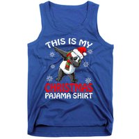 This Is My Christmas Pajama Meaningful Gift Panda Santa Gift Tank Top