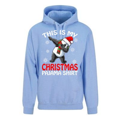 This Is My Christmas Pajama Meaningful Gift Panda Santa Gift Unisex Surf Hoodie