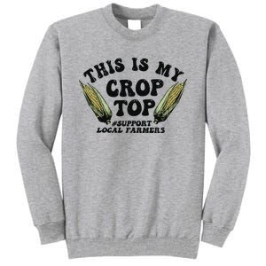 This Is My Crop Top Graphic Crop Tall Sweatshirt