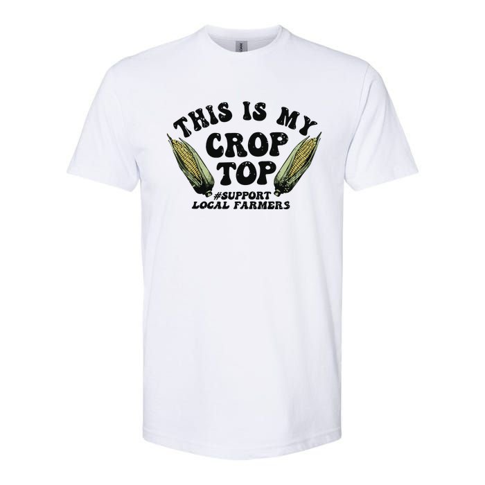 This Is My Crop Top Graphic Crop Softstyle CVC T-Shirt