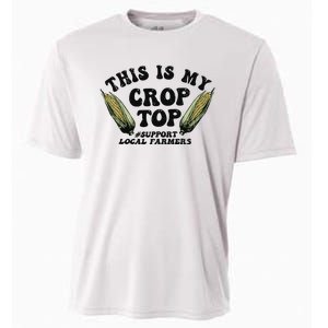 This Is My Crop Top Graphic Crop Cooling Performance Crew T-Shirt