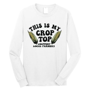 This Is My Crop Top Graphic Crop Long Sleeve Shirt