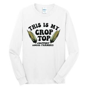 This Is My Crop Top Graphic Crop Tall Long Sleeve T-Shirt