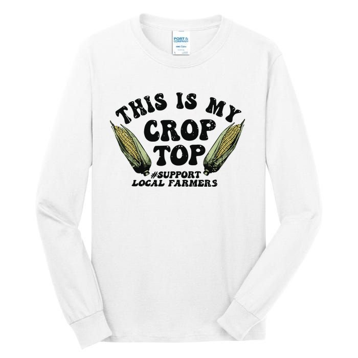 This Is My Crop Top Graphic Crop Tall Long Sleeve T-Shirt