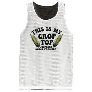 This Is My Crop Top Graphic Crop Mesh Reversible Basketball Jersey Tank