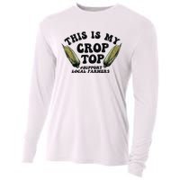 This Is My Crop Top Graphic Crop Cooling Performance Long Sleeve Crew