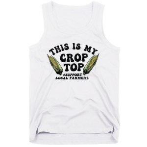 This Is My Crop Top Graphic Crop Tank Top