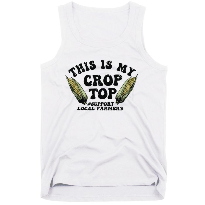 This Is My Crop Top Graphic Crop Tank Top