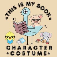 This Is My Book Character Drawstring Bag