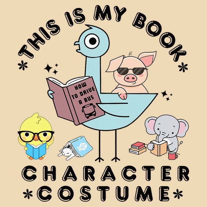This Is My Book Character Drawstring Bag
