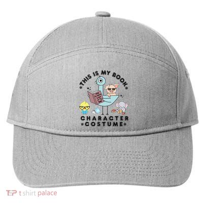 This Is My Book Character 7-Panel Snapback Hat