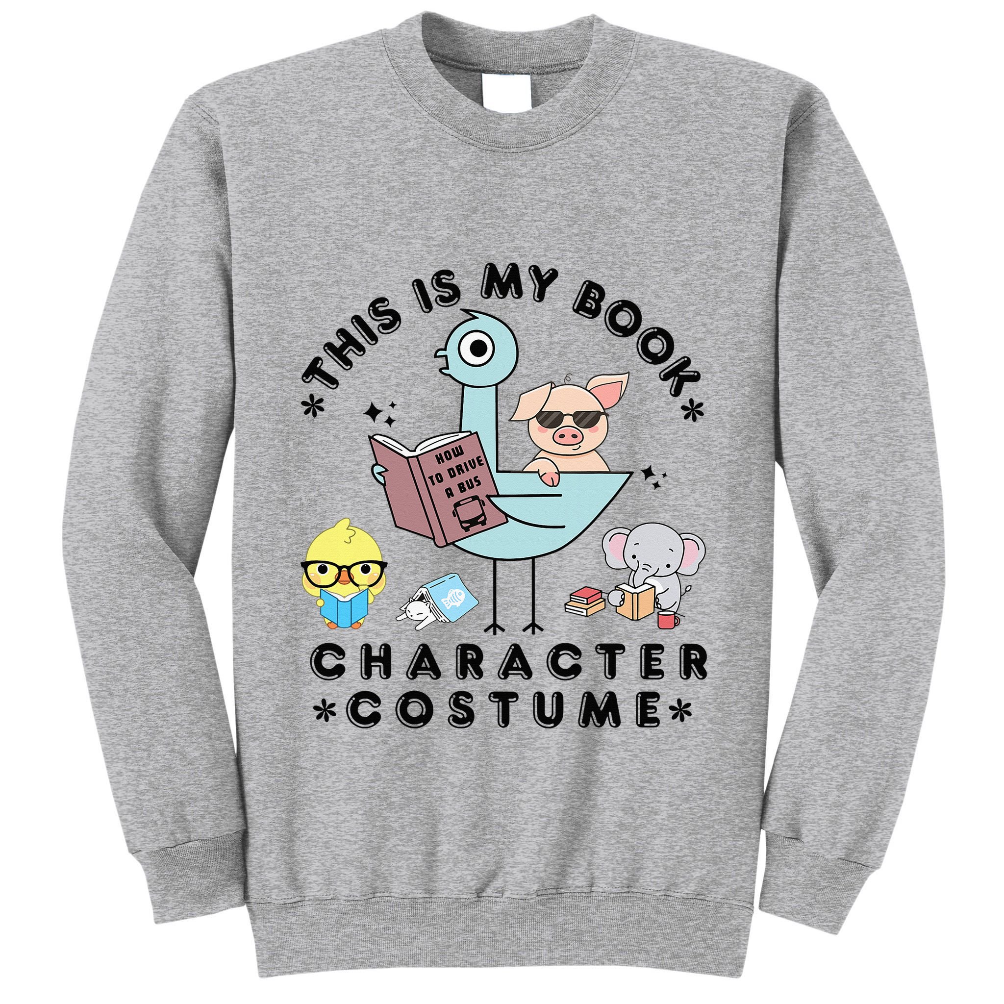 This Is My Book Character Tall Sweatshirt