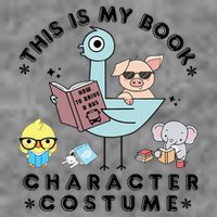 This Is My Book Character Tall Sweatshirt