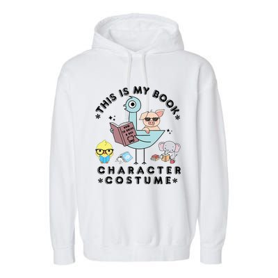 This Is My Book Character Garment-Dyed Fleece Hoodie