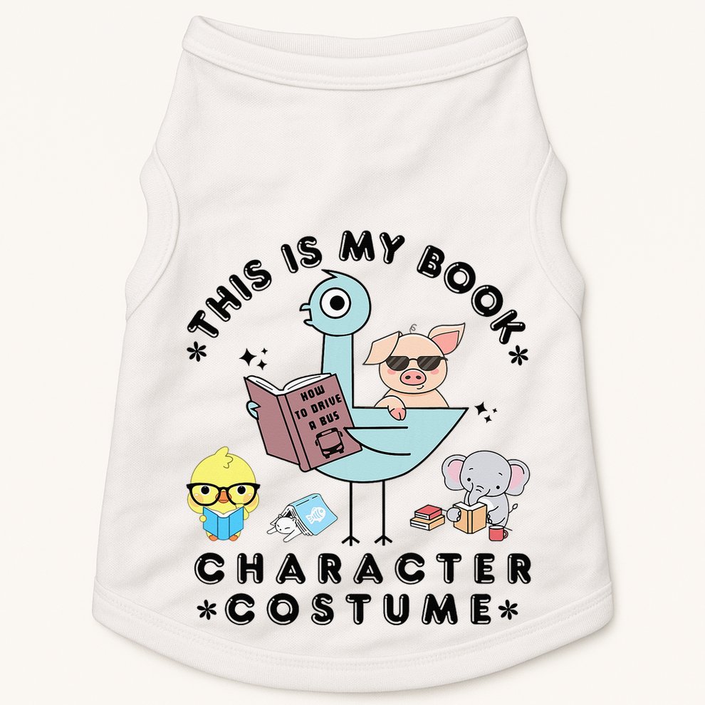 This Is My Book Character Doggie Tank