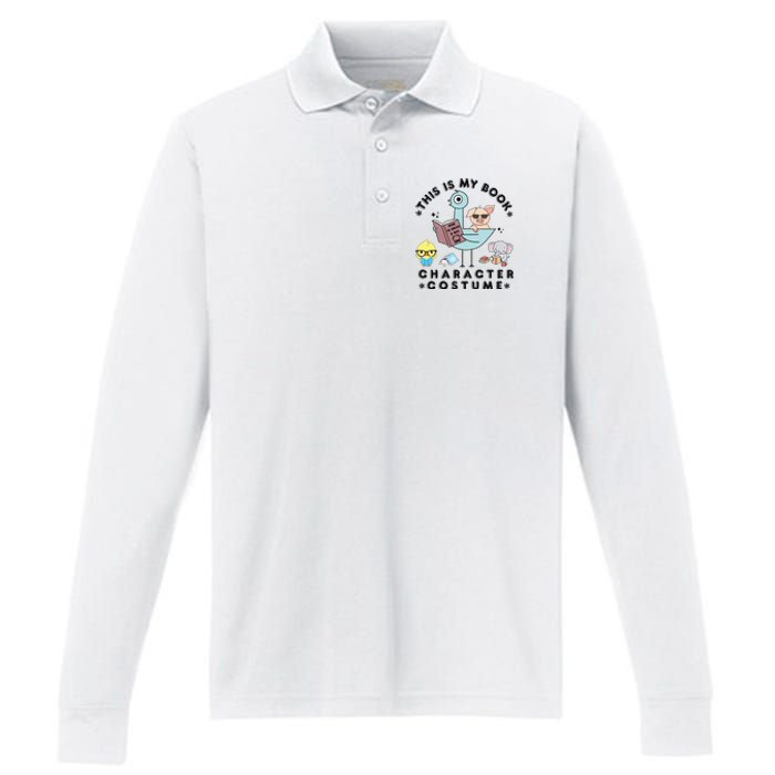 This Is My Book Character Performance Long Sleeve Polo