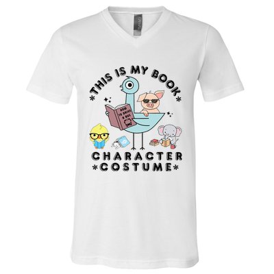 This Is My Book Character V-Neck T-Shirt