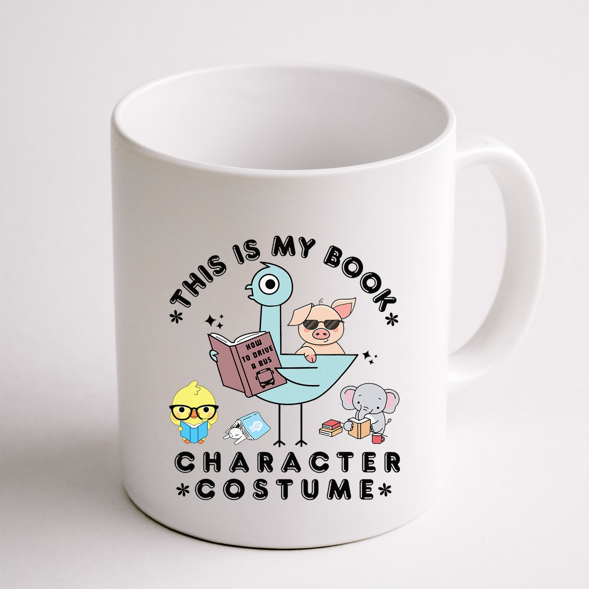 This Is My Book Character Mug