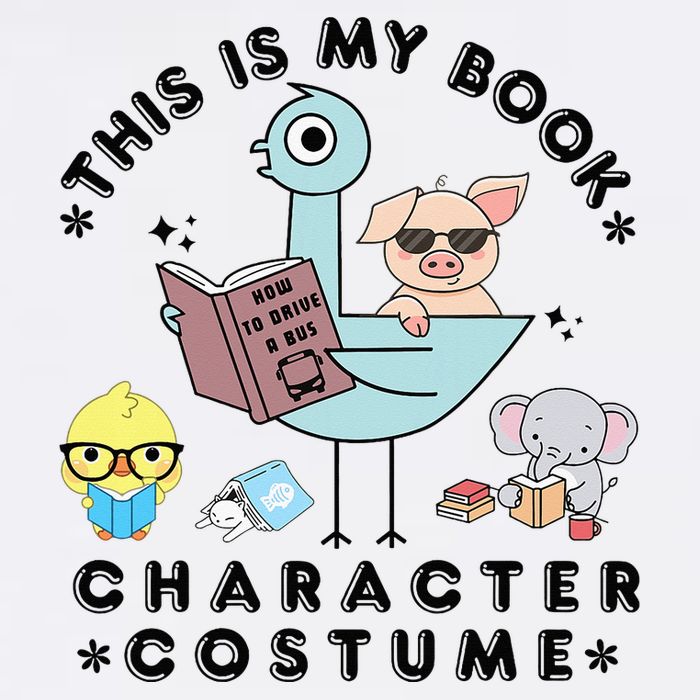 This Is My Book Character Flat Bill Trucker Hat