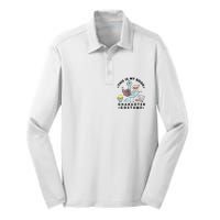 This Is My Book Character Silk Touch Performance Long Sleeve Polo