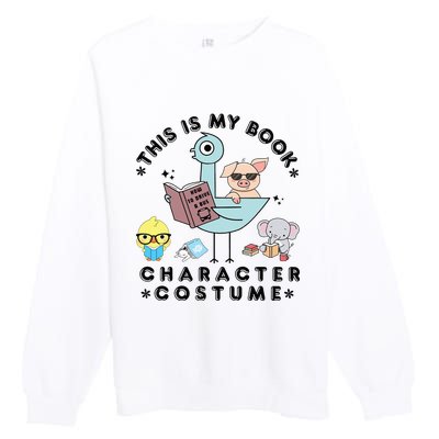 This Is My Book Character Premium Crewneck Sweatshirt