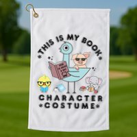 This Is My Book Character Golf Towel