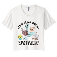 This Is My Book Character Women's Crop Top Tee