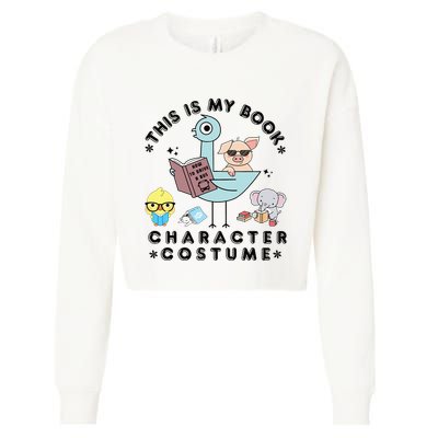 This Is My Book Character Cropped Pullover Crew