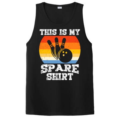 This Is My Spare Gift Funny Bowling Ball Pin Bowler Bowling Great Gift PosiCharge Competitor Tank