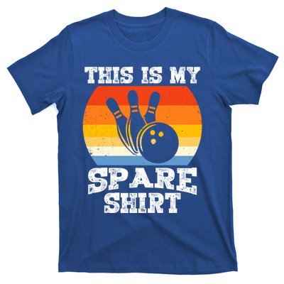 This Is My Spare Gift Funny Bowling Ball Pin Bowler Bowling Great Gift T-Shirt