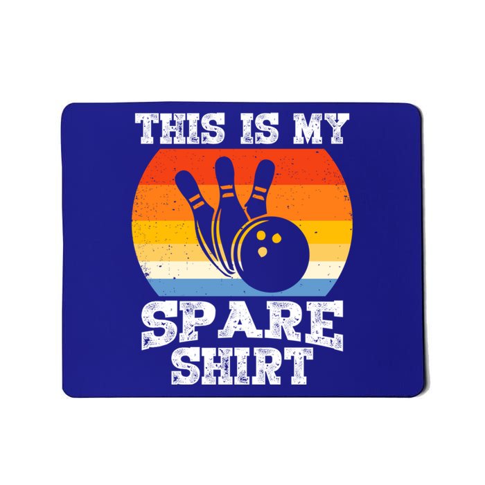 This Is My Spare Gift Funny Bowling Ball Pin Bowler Bowling Great Gift Mousepad