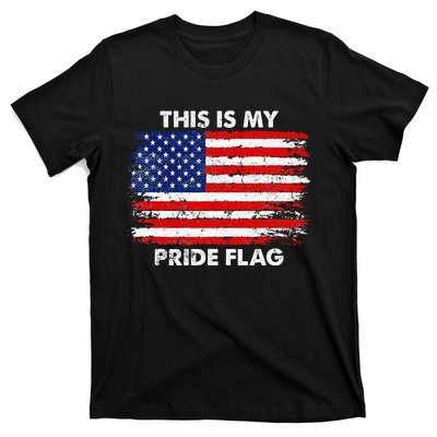 This Is My Pride Flag USA American 4th Of July Patriotic T-Shirt