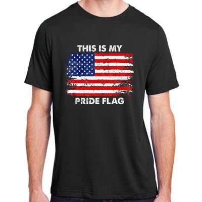 This Is My Pride Flag USA American 4th Of July Patriotic Adult ChromaSoft Performance T-Shirt