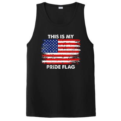 This Is My Pride Flag USA American 4th Of July Patriotic PosiCharge Competitor Tank