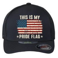 This Is My Pride Flag USA American Flexfit Unipanel Trucker Cap