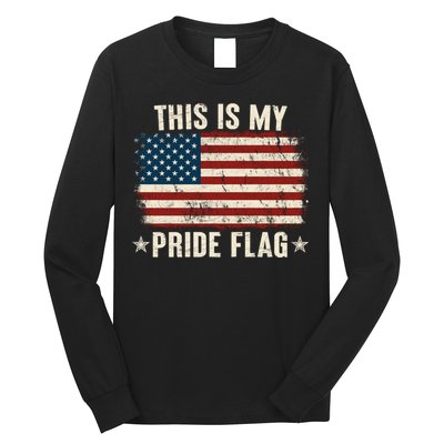 This Is My Pride Flag USA American Long Sleeve Shirt