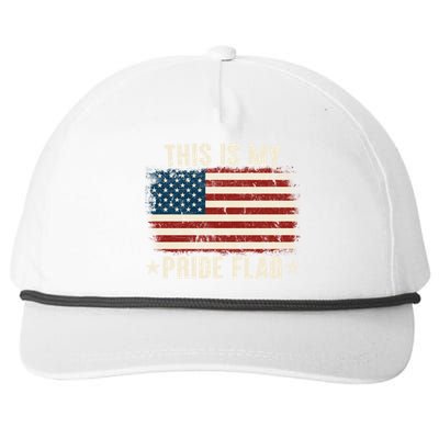 This Is My Pride Flag USA American Snapback Five-Panel Rope Hat