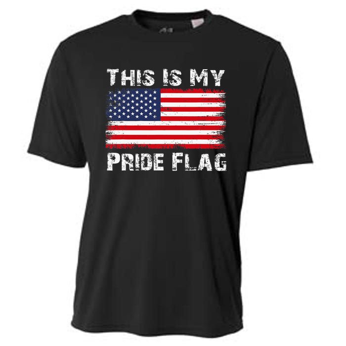 This Is My Pride Flag Usa American 4th Of July Patriotic Cooling Performance Crew T-Shirt