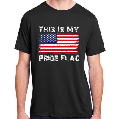 This Is My Pride Flag Usa American 4th Of July Patriotic Adult ChromaSoft Performance T-Shirt