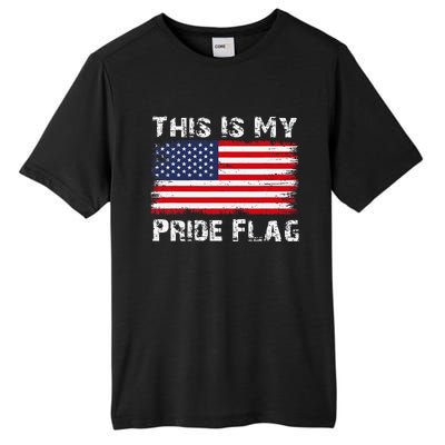 This Is My Pride Flag Usa American 4th Of July Patriotic Tall Fusion ChromaSoft Performance T-Shirt