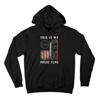 This Is My Pride Flag Usa American 4th Of July Patriotic Hoodie