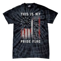 This Is My Pride Flag Usa American 4th Of July Patriotic Tie-Dye T-Shirt