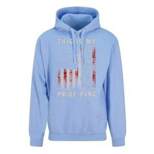 This Is My Pride Flag Usa American 4th Of July Patriotic Unisex Surf Hoodie